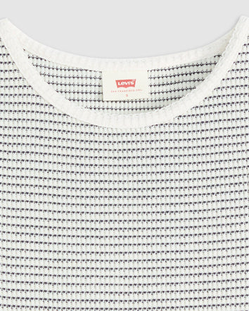 Levi's® Women's Dry Goods Waffle Cap-Sleeve Tee 6