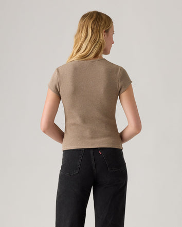 Levi's® Women's Dry Goods Waffle Cap-Sleeve Tee 2
