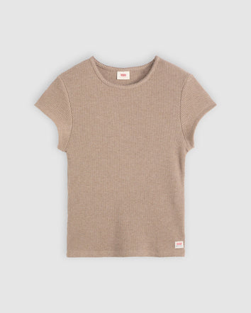 Levi's® Women's Dry Goods Waffle Cap-Sleeve Tee 5