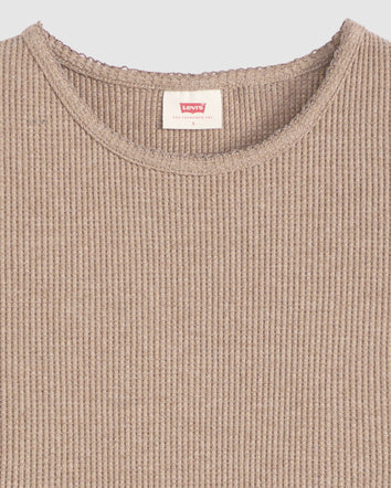 Levi's® Women's Dry Goods Waffle Cap-Sleeve Tee 6
