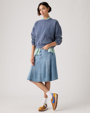 Levi's® Women's Godet Knee-Length Skirt 1