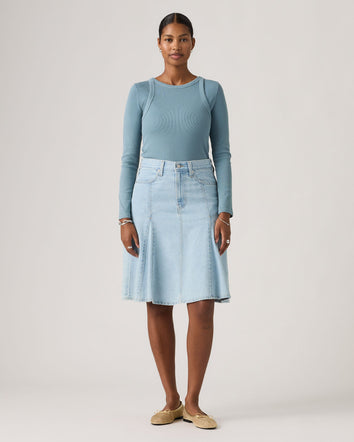 Levi's® Women's Godet Knee-Length Skirt 1