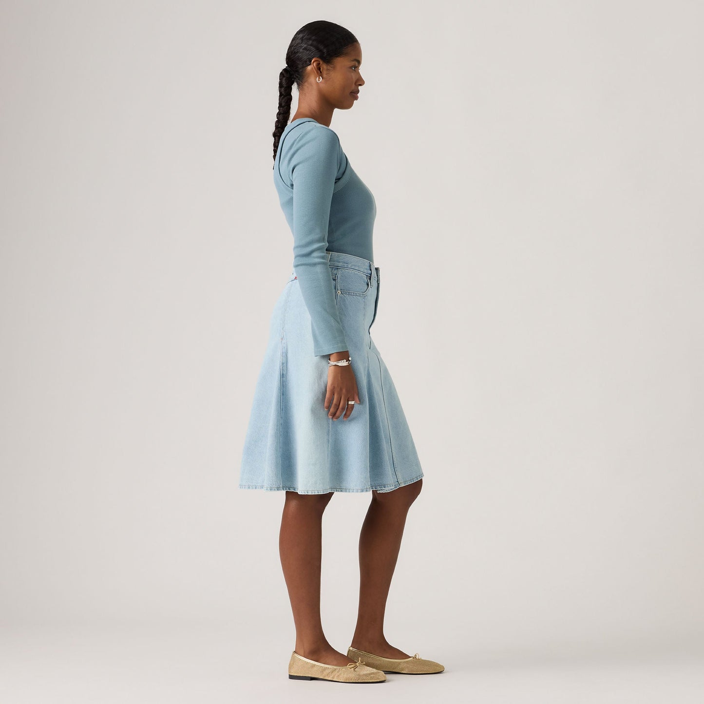 Levi's® Women's Godet Knee-Length Skirt