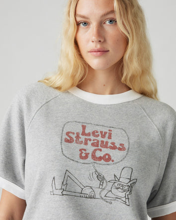 Levi’s® Women’s Graphic Marina Short-Sleeve Crewneck Sweatshirt 4