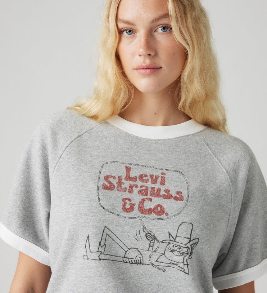 Ladies grey levi sweatshirt new arrivals