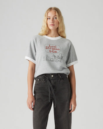 Levi’s® Women’s Graphic Marina Short-Sleeve Crewneck Sweatshirt 3