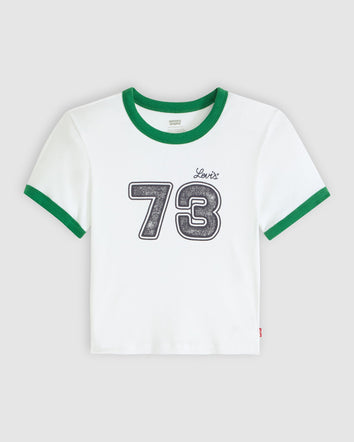 Levi's® Women's Graphic Ringer Mini T-Shirt 5