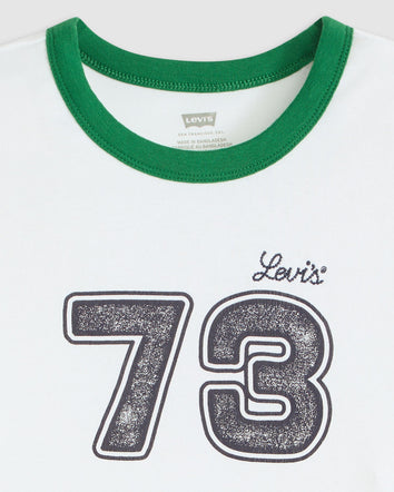 Levi's® Women's Graphic Ringer Mini T-Shirt 6