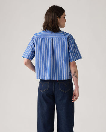 Levi's® Women's Harlie Short-Sleeve Cropped Shirt 2