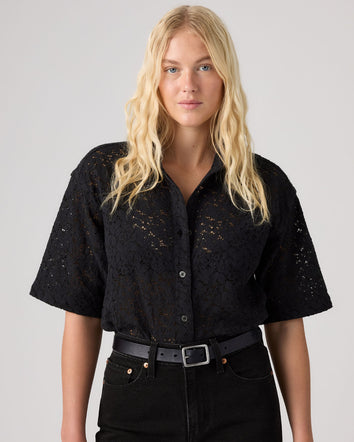 Levi's® Women's Harlie Short-Sleeve Lace Shirt 1