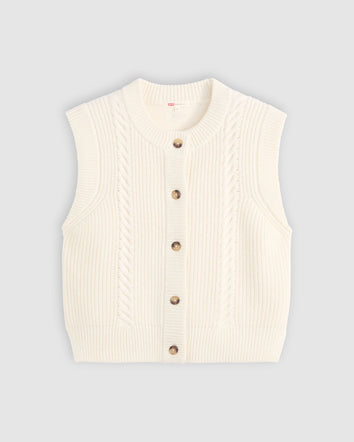 Levi's® Women's Ines Cable Sweater Vest 3
