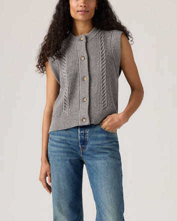 Levi's® Women's Ines Cable Sweater Vest 5