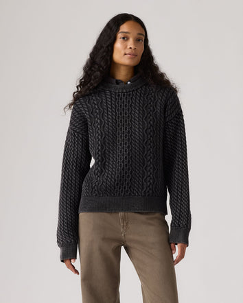 Levi's® Women's Leilah Cable Crewneck Sweater 1