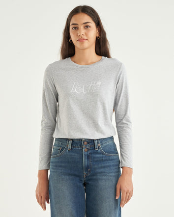 Levi's® Women's Long-Sleeve Graphic Perfect T-Shirt 3