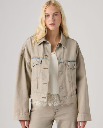 Levi's® Women's Loose Crop Trucker Jacket 1