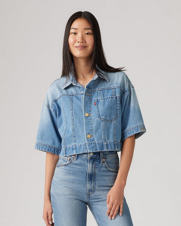 Levi's® Women's Lunar New Year Cropped Short-Sleeve Shirt 3