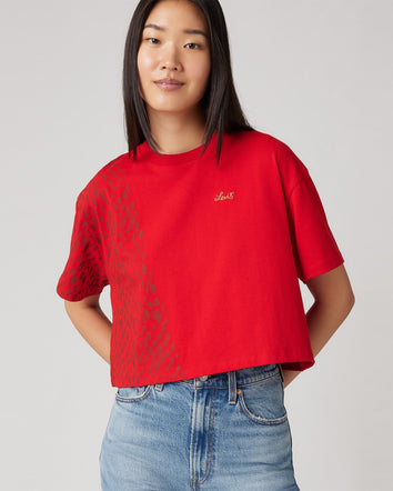 Levi's® Women's Lunar New Year Relaxed Cropped Tee 1