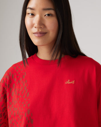 Levi's® Women's Lunar New Year Relaxed Cropped Tee 4