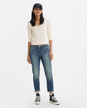 Levi's® Women's Mid-Rise Boyfriend Jeans 1