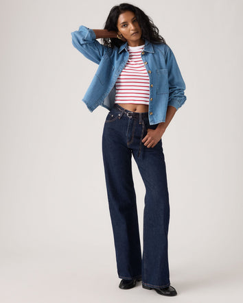 Levi's® Women's Middy Loose Boot Jeans 1