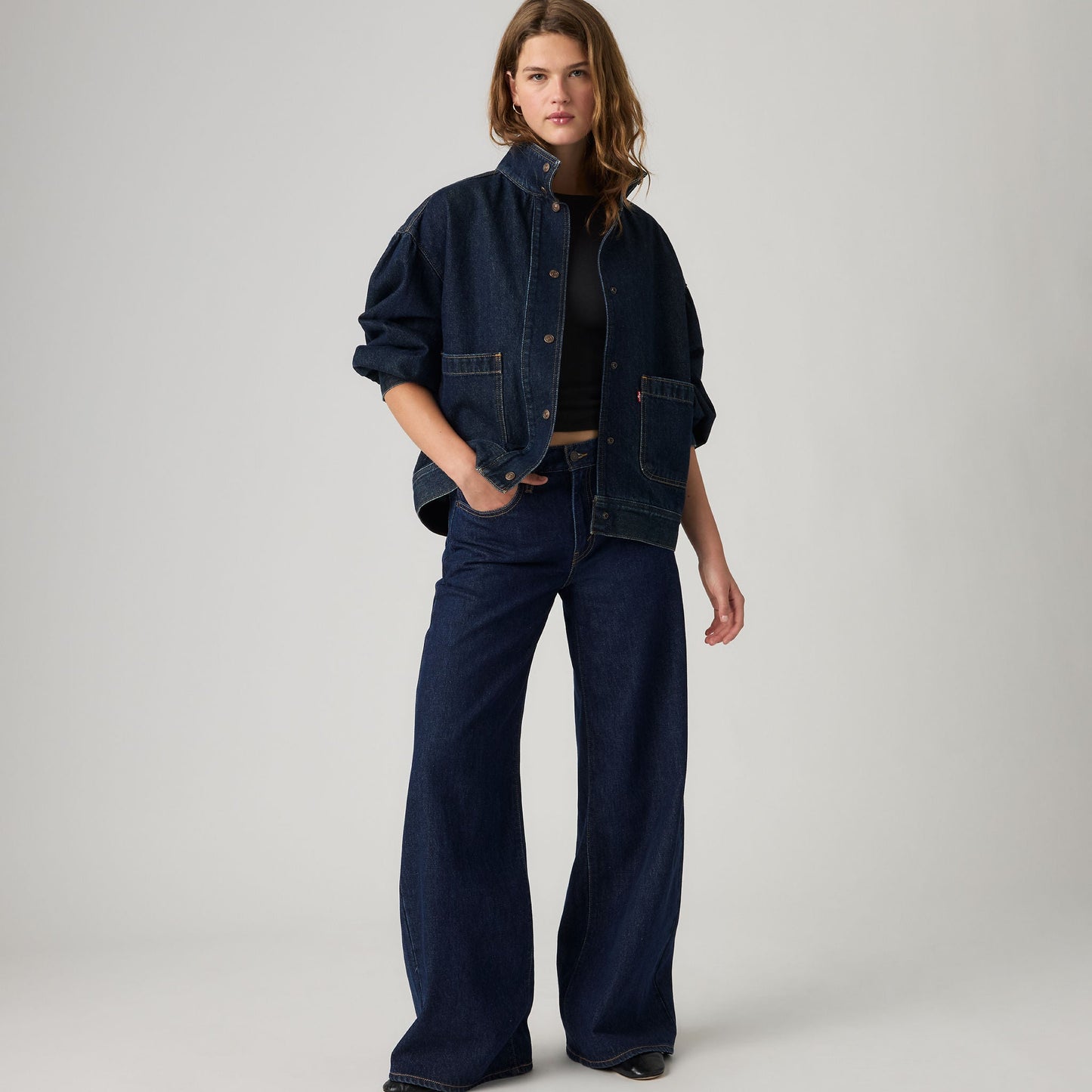 Levi's® Women's Middy Wide-Leg Jeans