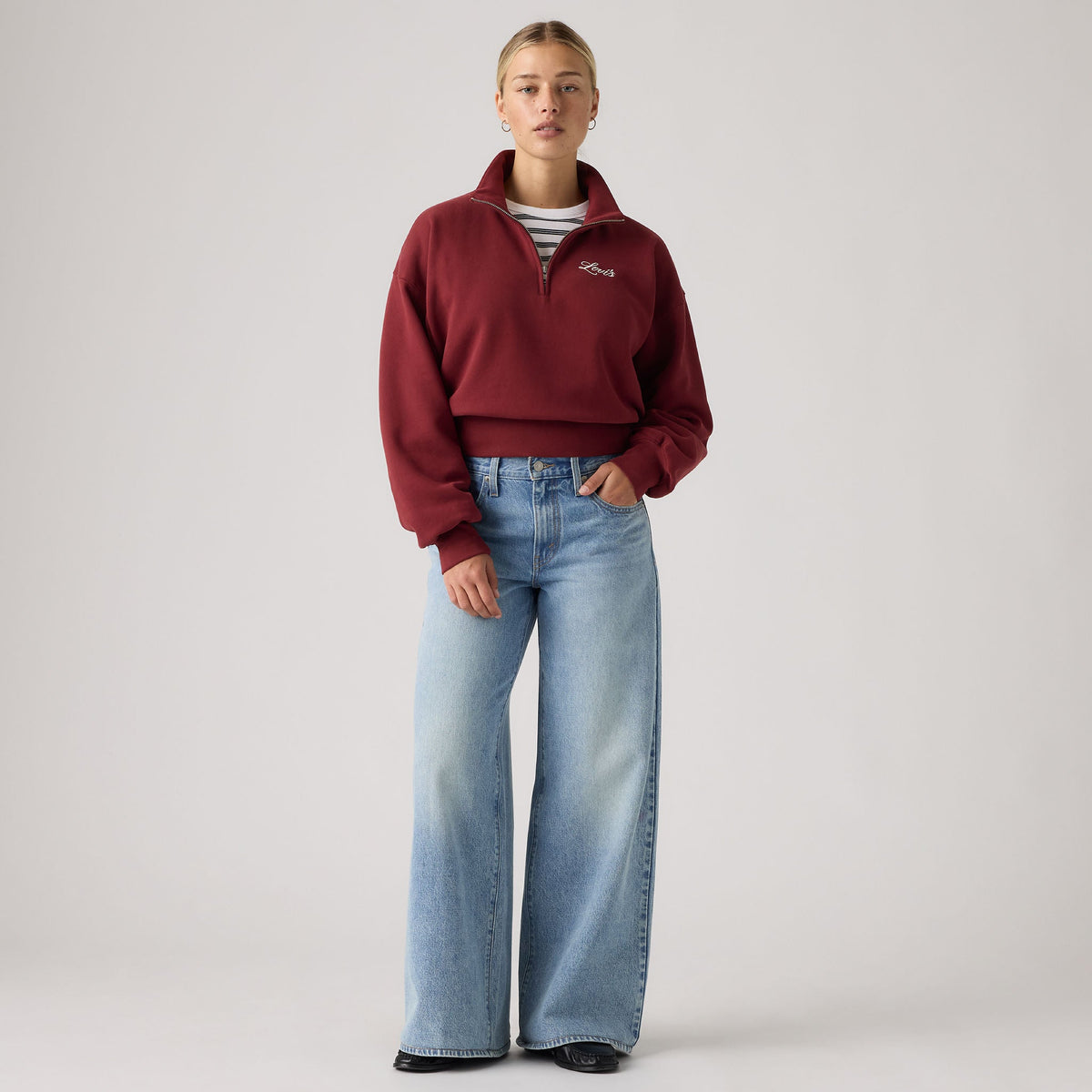Levi's® Women's Middy Wide-Leg Jeans