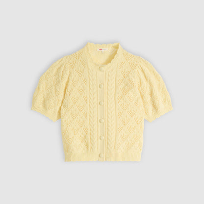 Levi's® Women's Pauline Pointelle Short-Sleeve Cardigan