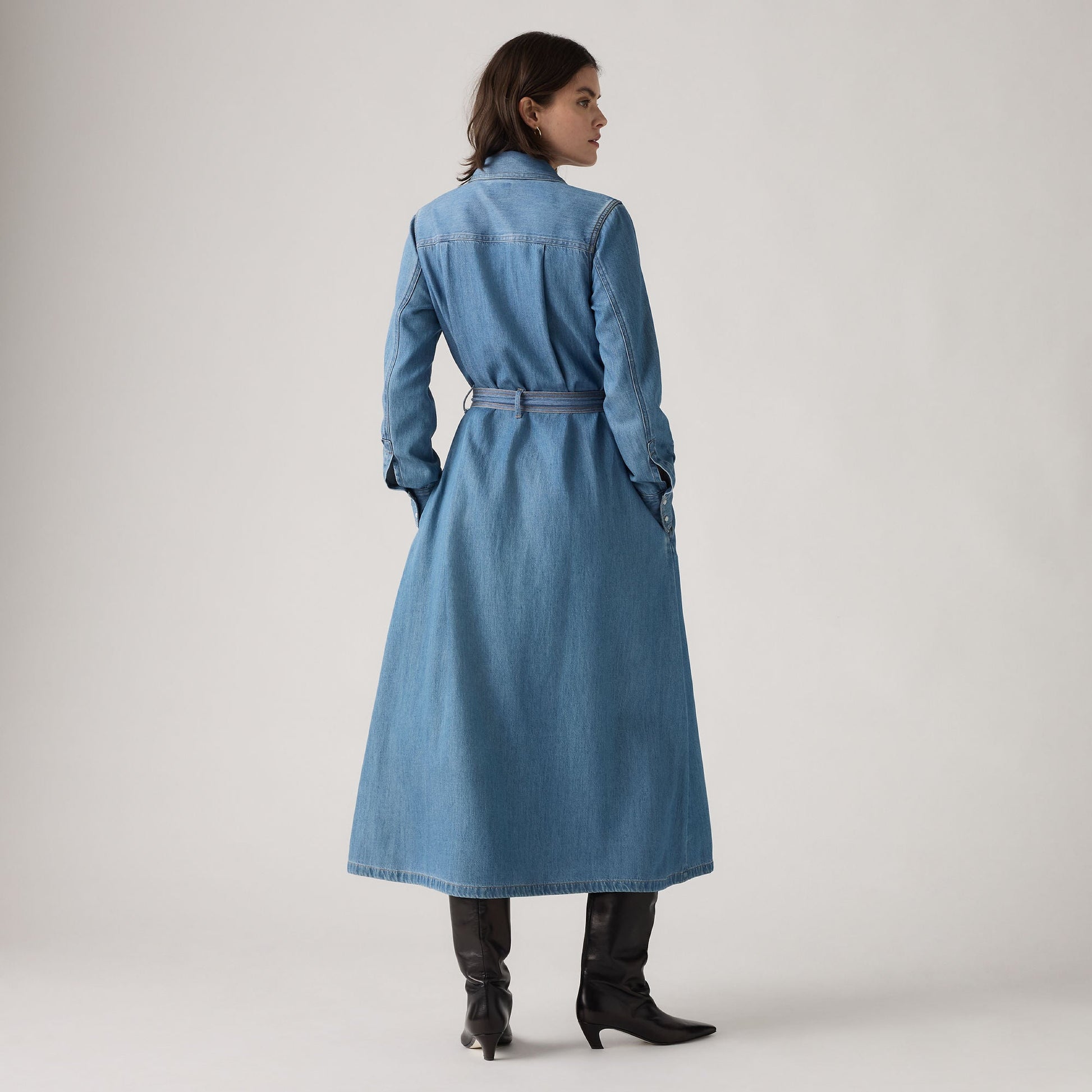 Levi's® Women's Quincey Long-Sleeve Maxi Dress