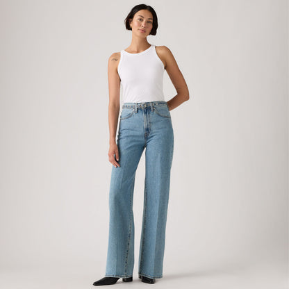 Levi's® Women's Ribcage Wide-Leg Belted Jeans
