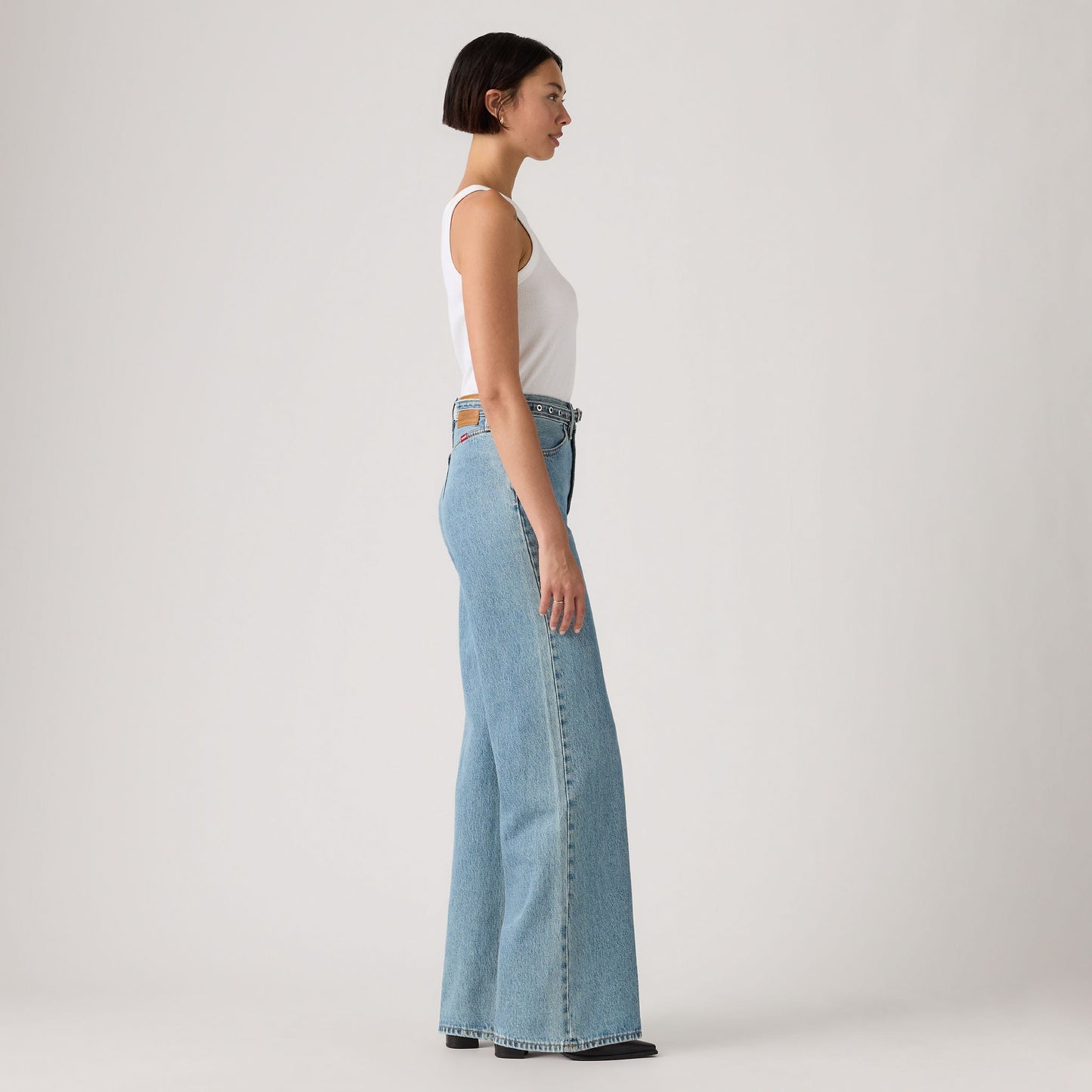 Levi's® Women's Ribcage Wide-Leg Belted Jeans