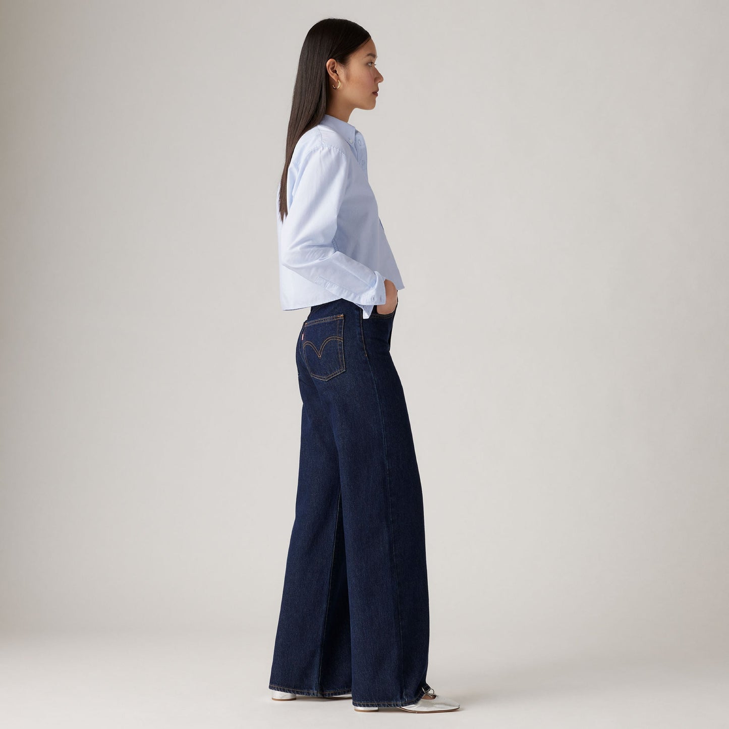 Levi’s® Women’s Ribcage Wide-Leg Jeans