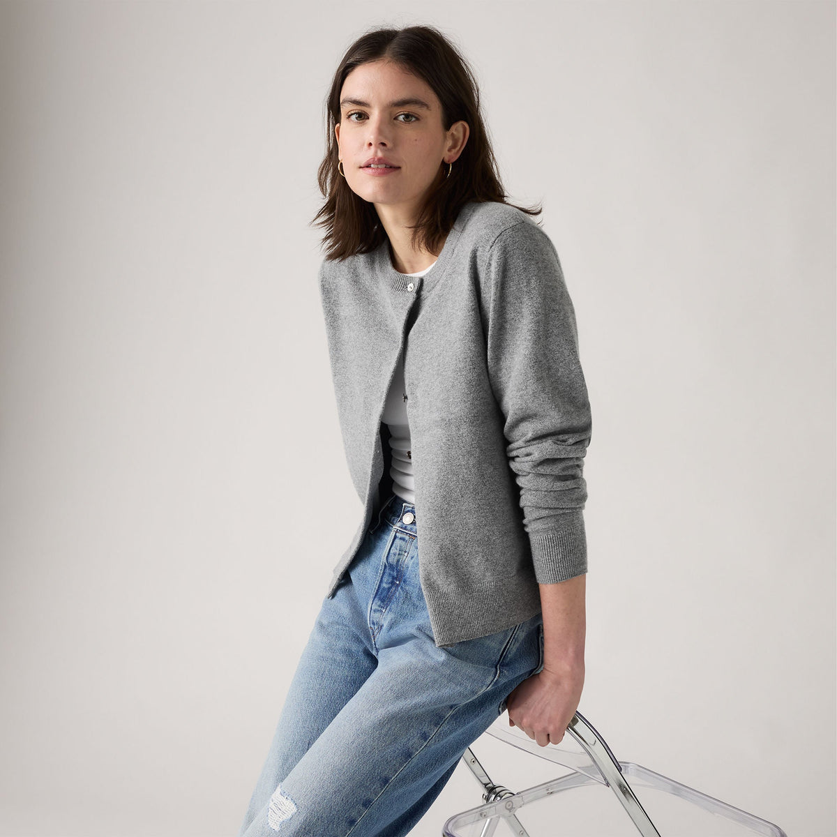 Levi's® Women's Supersoft Crewneck Cardigan