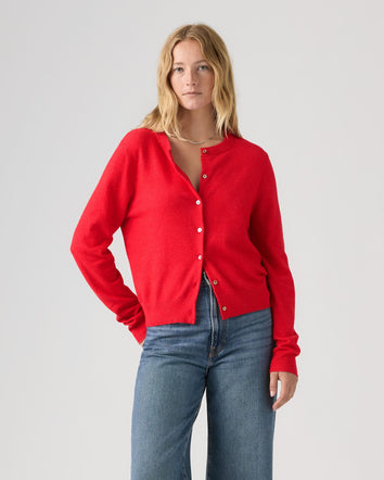 Levi's® Women's Supersoft Crewneck Cardigan 1