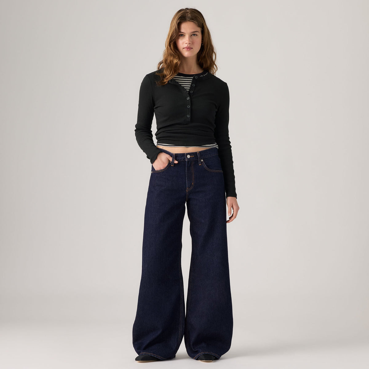 Levi's® Women's Teardrop Wide-Leg Jeans
