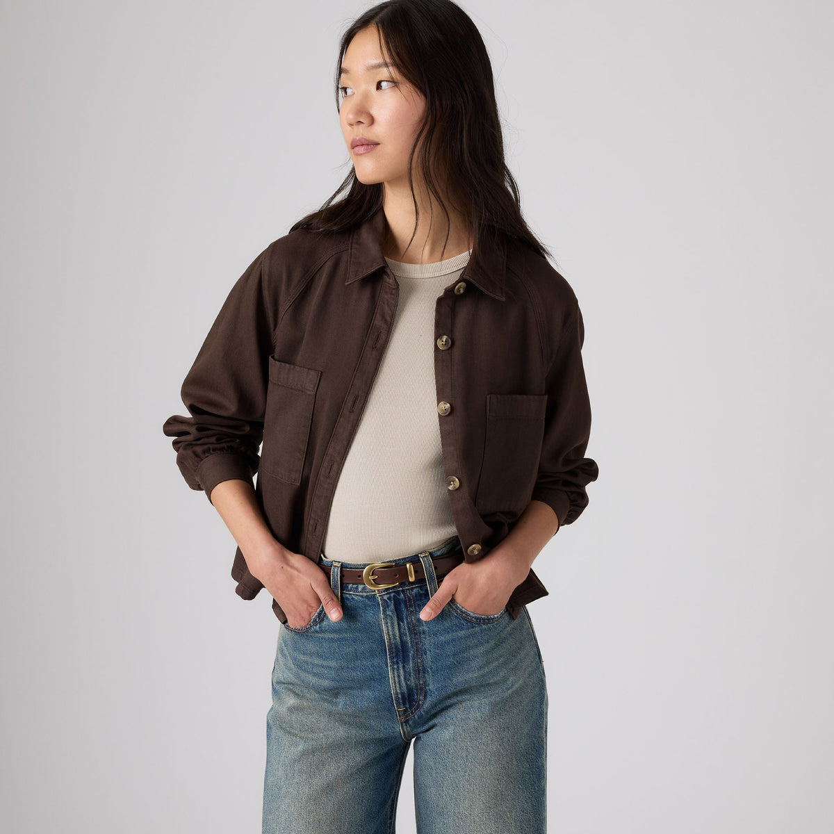 Levi's® Women's Tini Long-Sleeve Utility Shirt