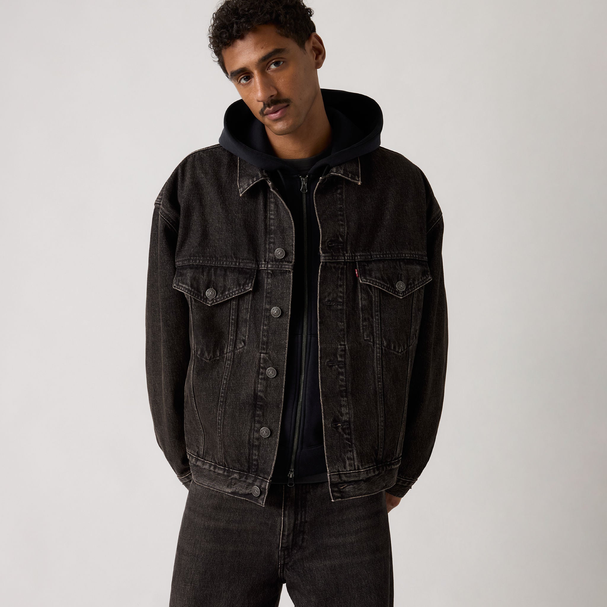 Levi's® x Jordan Type III Trucker Jacket - Black | Levi's MY