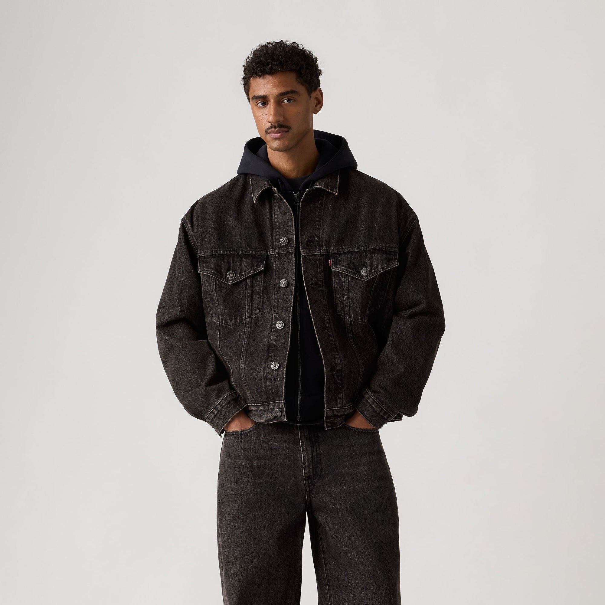 Levi's® x Jordan Type III Trucker Jacket - Black | Levi's MY