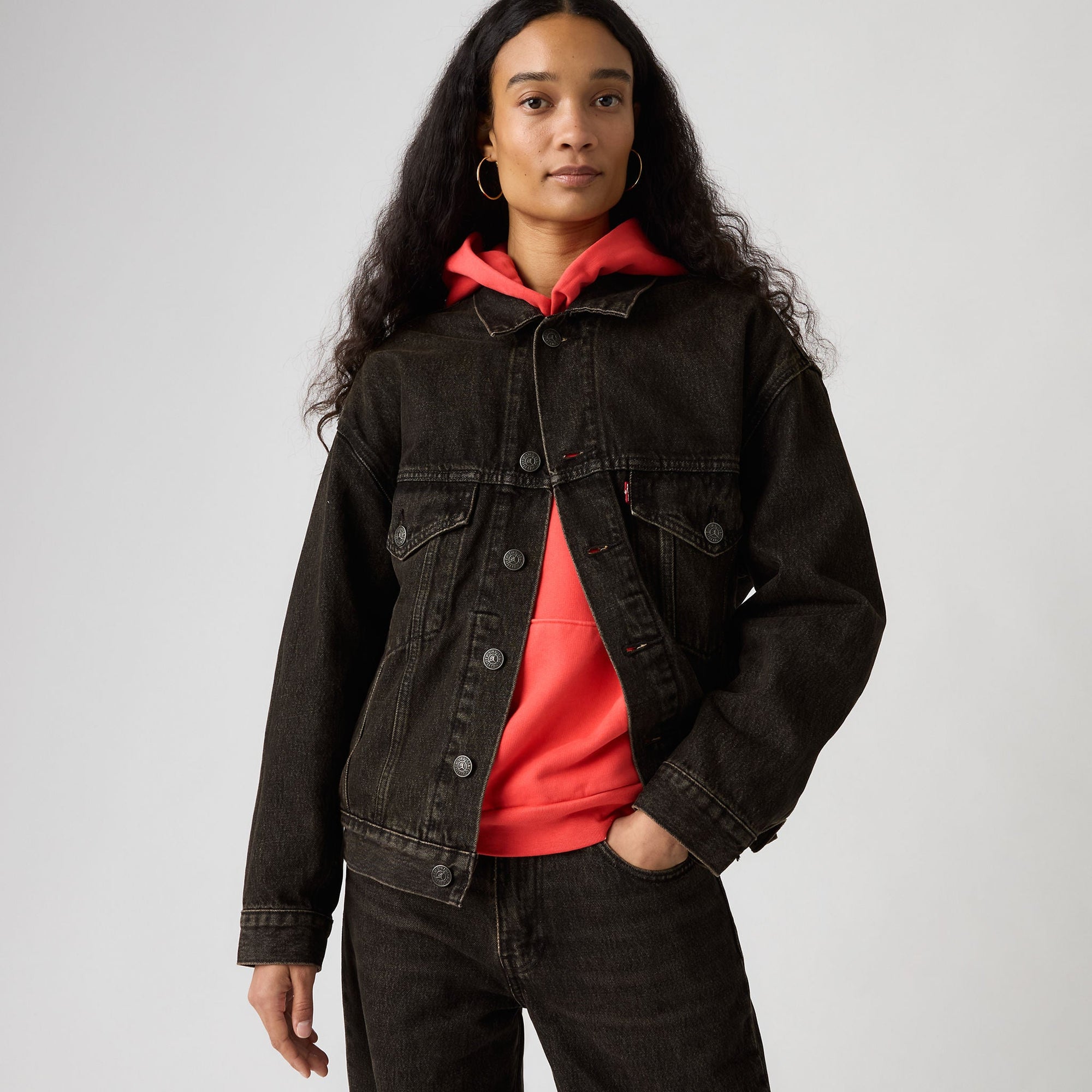 Levi's® x Jordan Type III Trucker Jacket - Black | Levi's MY