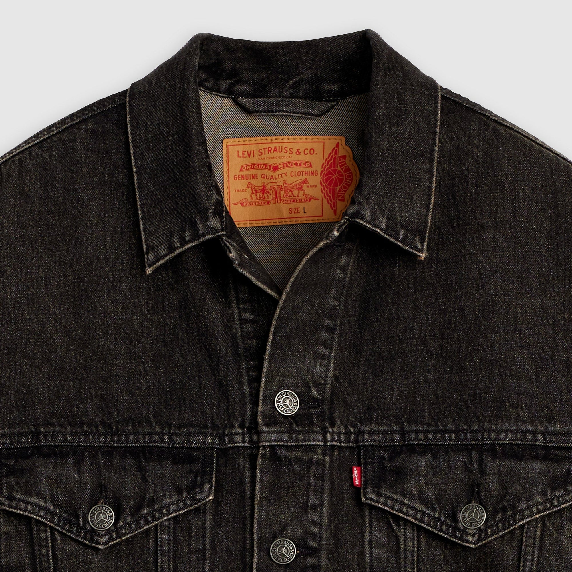 Levi's® x Jordan Type III Trucker Jacket - Black | Levi's MY