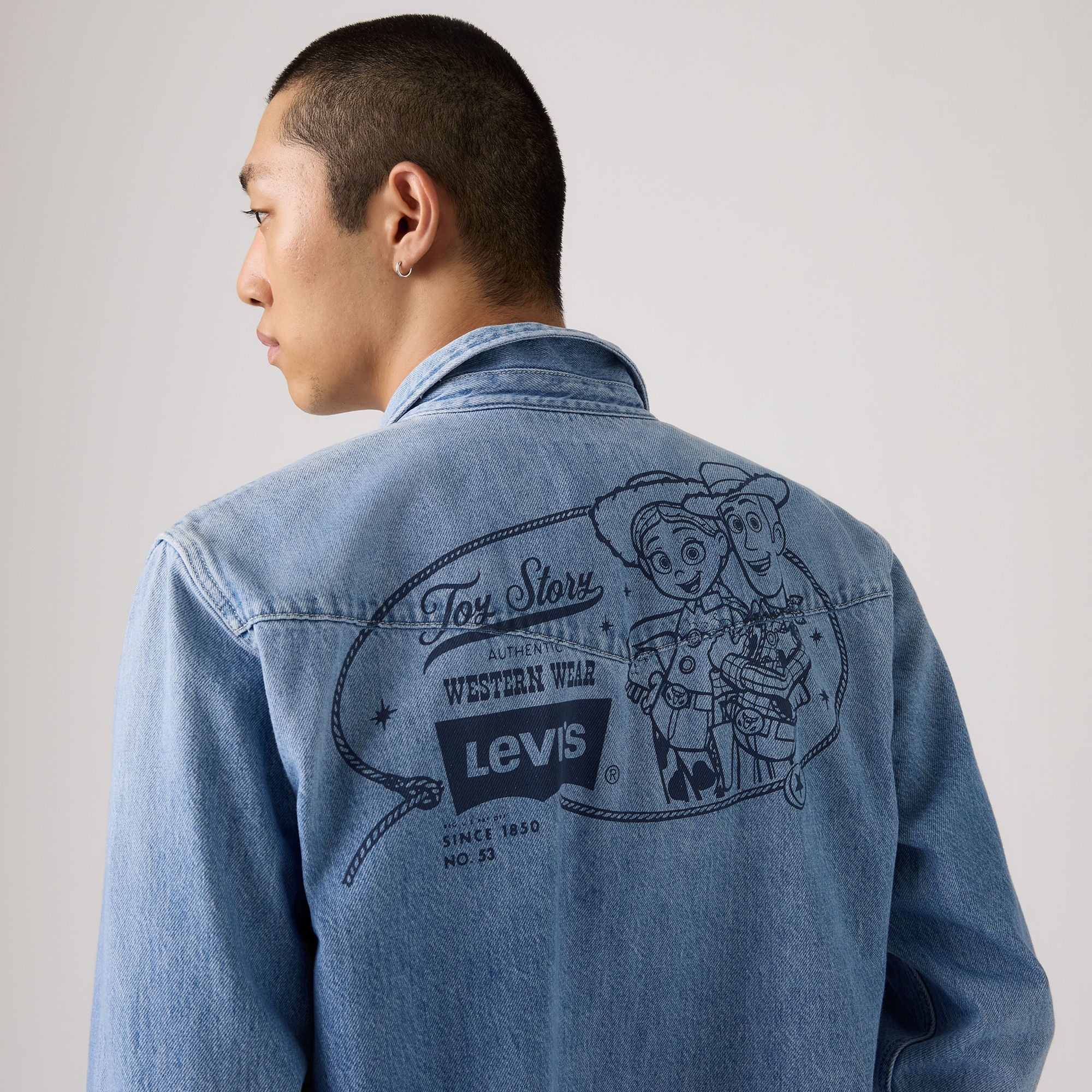 Levi's® x Toy Story Men's Western Shacket Light Indigo Levi's MY